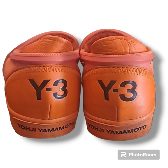 Yohji Yamamoto Adidas Y3 Orange Slip On Sneakers - Picture 7 of 10